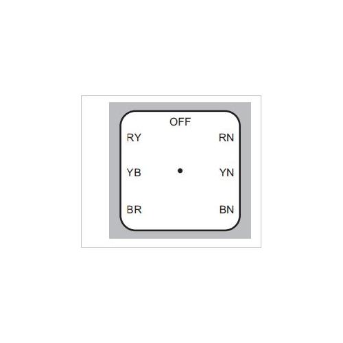 L&T Voltmeter Selector Switch 10A, 61313 SBB13TDYR